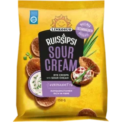 LINKOSUO Rukkikrõpsud hapukooremaitselised 150g