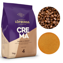 LÖFBERGS Crema kohvioad 1kg (tume röst)